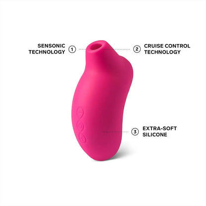 LELO SONA Sonic Massager, Waterproof Clit Sucker, Rechargeable Pulsating Vibrator for Women, Suction Vibrator Adult Sex Toy