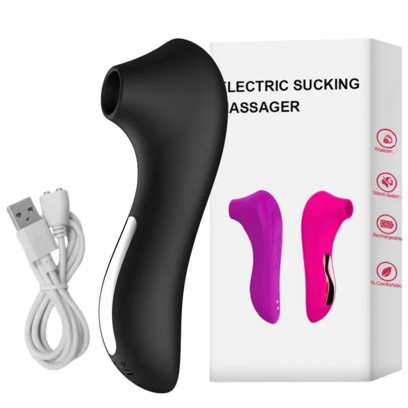 Satisfying Clitoris Sucker Vibrator Oral Vacuum Stimulator Nipple Pleasure Massager - Women's Sex Toy for Intense Stimulation