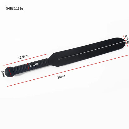 38CM Black Silicone Paddle Slapper Whip BDSM Bondage Sex games Adult Toys Horse Whip Sex Toys for Men Women
