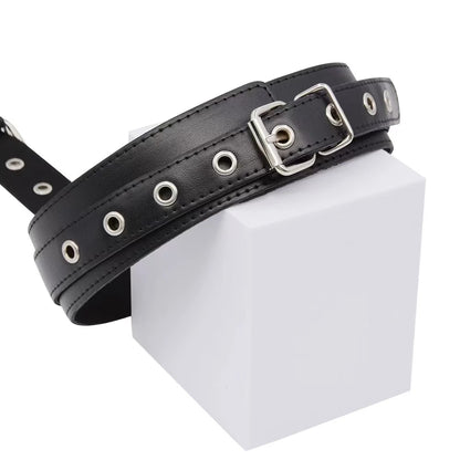 Adjustable Neck to Wrist Restraints Kit for Couples Sexy BDSM behind Back Handcuffs Collar Bondage Set for SM Sex Game Tool