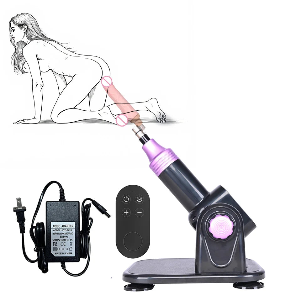ROUGH BEAST A8 Automatic Adult Sex Machine, Stroke Masturbation Sex Toy, 3XLR Telescope Love Machine For Women And Men