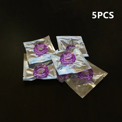 5/10pcs Silicone Durable Penis Ring Adult Men Ejaculation Delay Cock Rubber Rings Penis Enlargement Sex Toys For Male Sex Ring