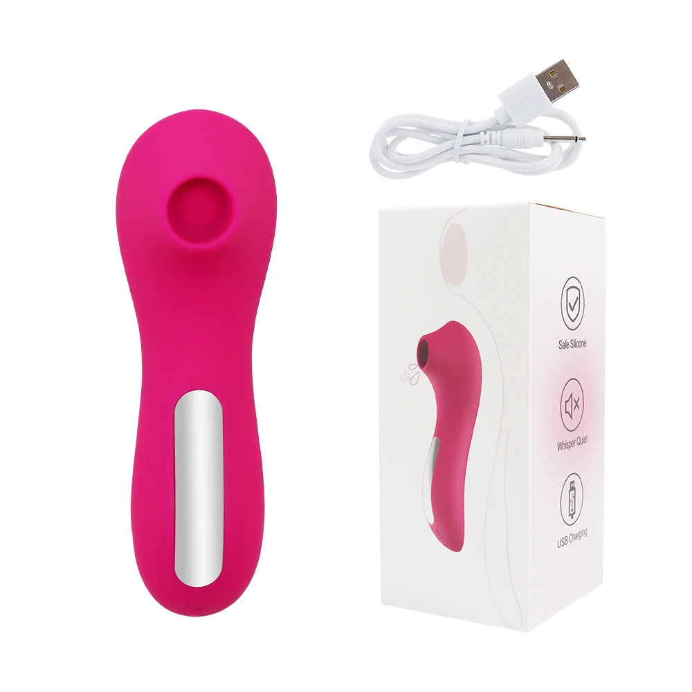 Satisfying Clitoris Sucker Vibrator Oral Vacuum Stimulator Nipple Pleasure Massager - Women's Sex Toy for Intense Stimulation