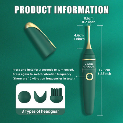 Sucking Pen Vibrator for Women Tongue Licking Clit and Nipple Stimulator G Spot Orgasm Massager Vagina Erotic Adult Sex Toy 18+