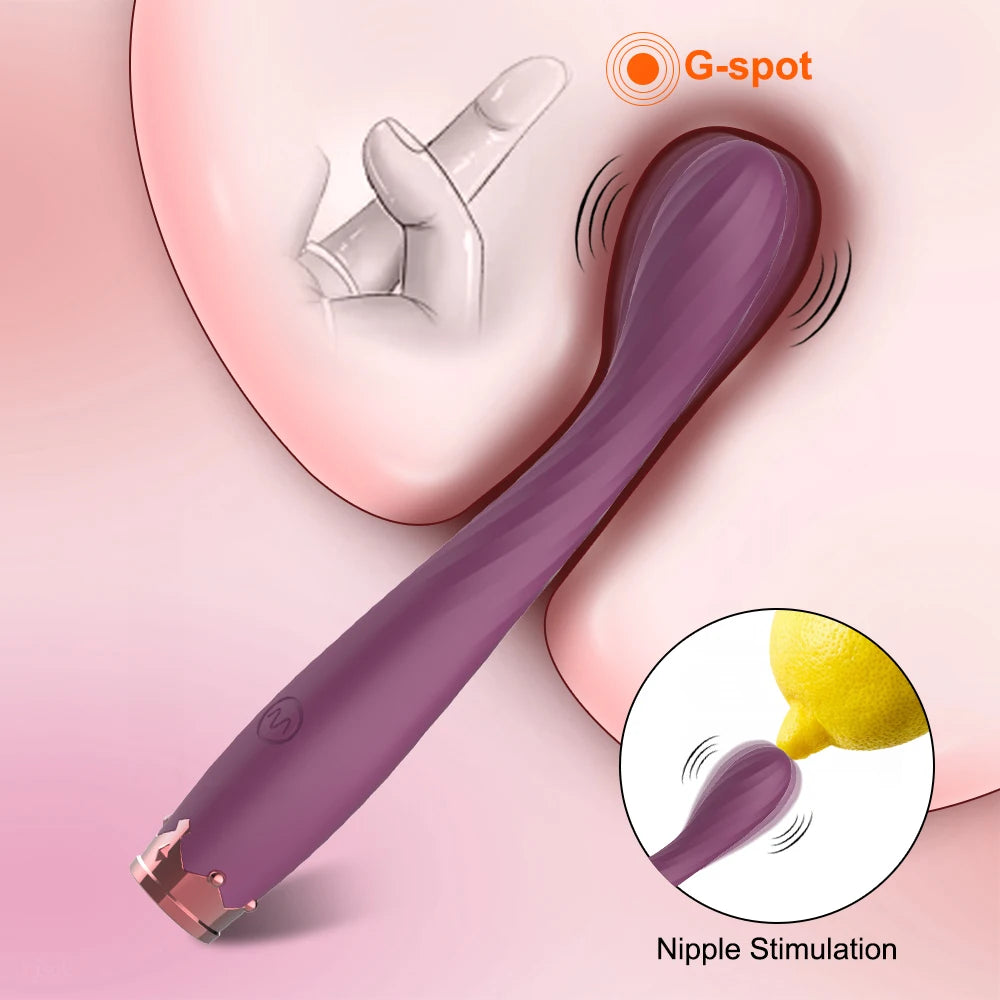 Beginner Vagina Vibrator for Women Clitoris Nipples Stimulator Clit G-Spot Vibrator Female Masturbator Sex Toy for Women