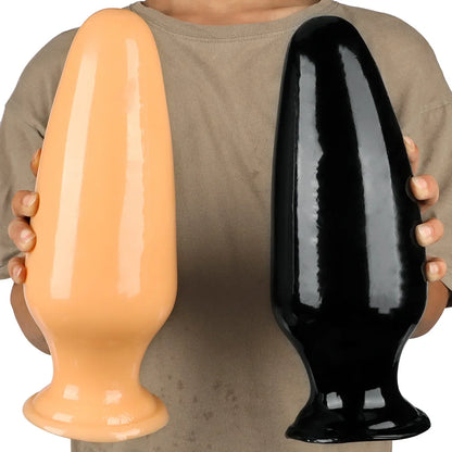 30.5*11.5cm Giant Dilator Anal Plug Dildo Masturbator Fisting Big Dick Black Penis Sex Toy Slave Femdom PVC