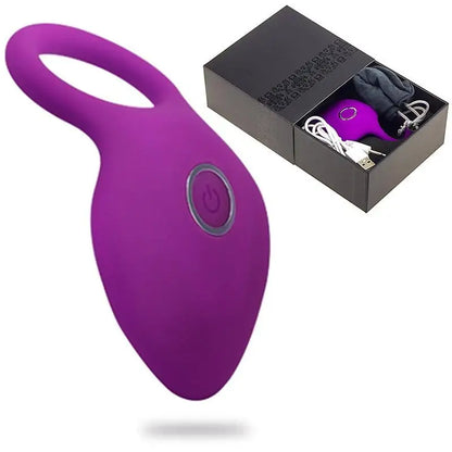 Penis Ring Vibrating Clitoris Stimulator man sex toys  For Couple Vibro Delay Lick Vagina Orgasm Lock Fine Sleeve Vibrator
