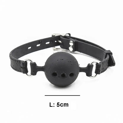 3 Sizes Soft Safety Silicone Open Mouth Gag Ball Bdsm Bondage Slave Ball Gag Erotic Sex Toys For Woman Couples Adult Sex Games