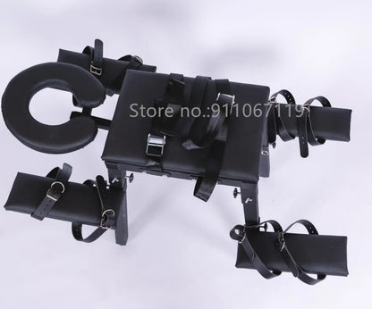Couples Kneeling Love Chair Furniture Masturbation Machine Vibrators BDSM Bondage Handcuffs Sex Toys For Women Men Adult Games