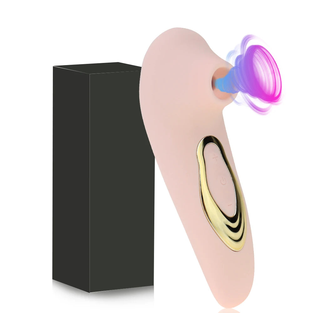 Powerful Suction Cup Clitoral Sucking Vibrator Clitoral Nipple Oral Vacuum Stimulating Massager for Female Masturbation Sex Toy