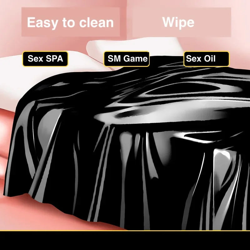 Lubricant Resist Sex Sheet BDSM Oil Massage Bondage Waterproof Adult Sex Bed Sheets SM Slave Games Wax Wet Play Mattress 2.2X2M