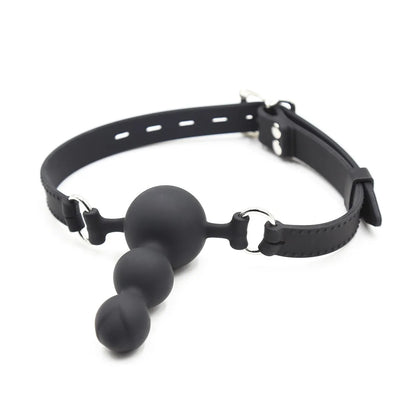 3 Sizes Soft Safety Silicone Open Mouth Gag Ball Bdsm Bondage Slave Ball Gag Erotic Sex Toys For Woman Couples Adult Sex Games