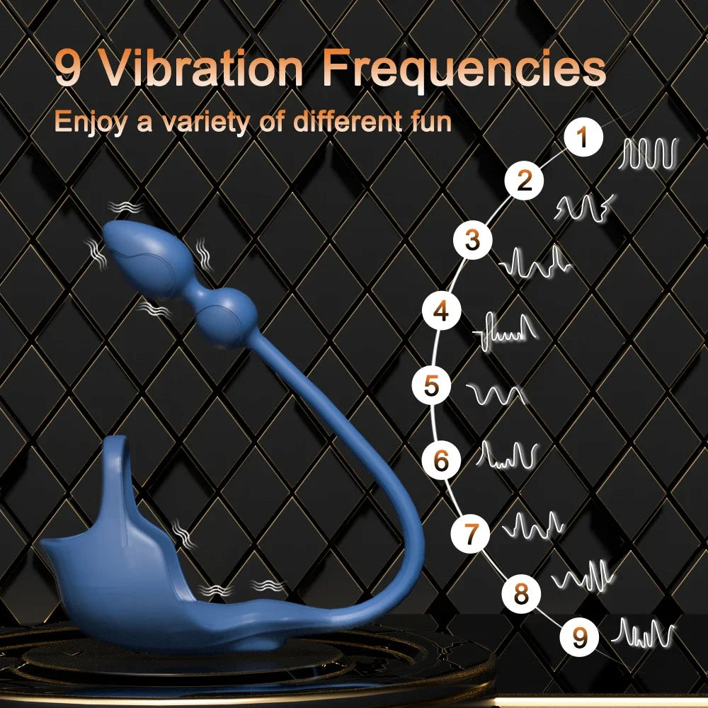 APP Control Vibrating Butt Plug for Men Prostate Massager Anal Vibrator Cock Ring Perineum Scrotum Massager Sex Toy for Couples