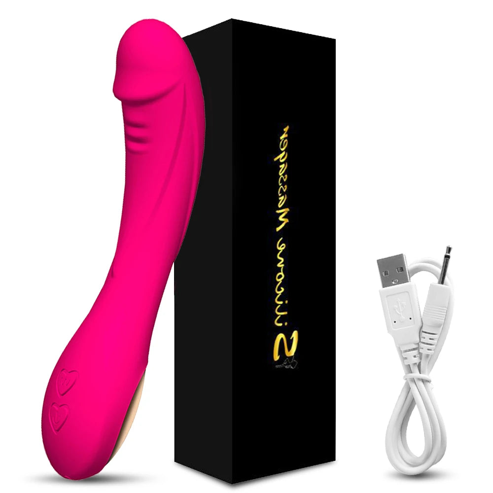 Dildo G-spot Vibrator for Women Powerful Vagina Clitoris Stimulator Soft Skin Feeling Sex Erotic Toys Products for Adults