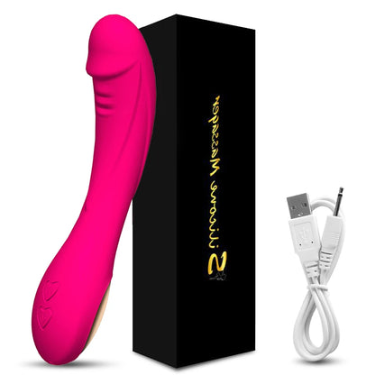 Dildo G-spot Vibrator for Women Powerful Vagina Clitoris Stimulator Soft Skin Feeling Sex Erotic Toys Products for Adults