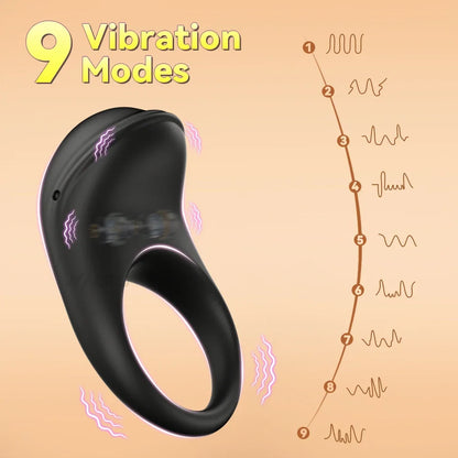 APP Control Vibrating Penis Ring Cock Ring for Men Ejaculation Delay Penis Glans Vibrator Chastity Cage Adult Sex Toy for Men