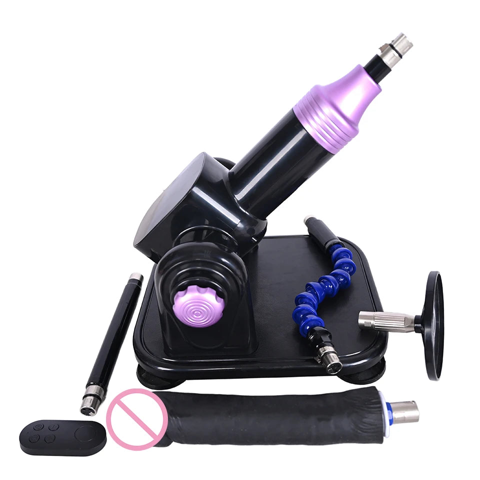 ROUGH BEAST A8 Automatic Adult Sex Machine, Stroke Masturbation Sex Toy, 3XLR Telescope Love Machine For Women And Men