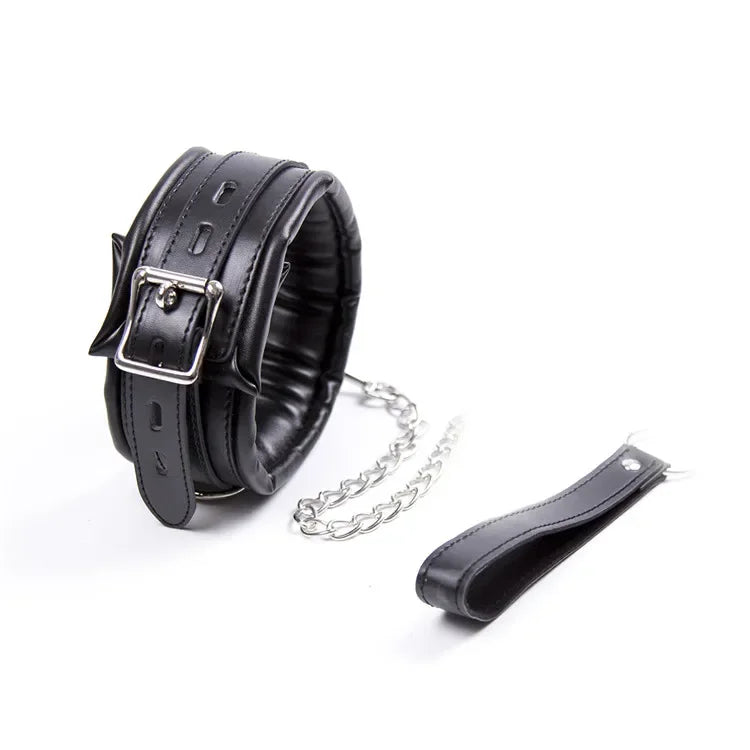 Stainless Steel Adjustable Open Leg Bar Handcuffs Ankle Cuffs Lockable Bondage Set Sex Slave Restraints Dog Collar Sex Toys BDSM