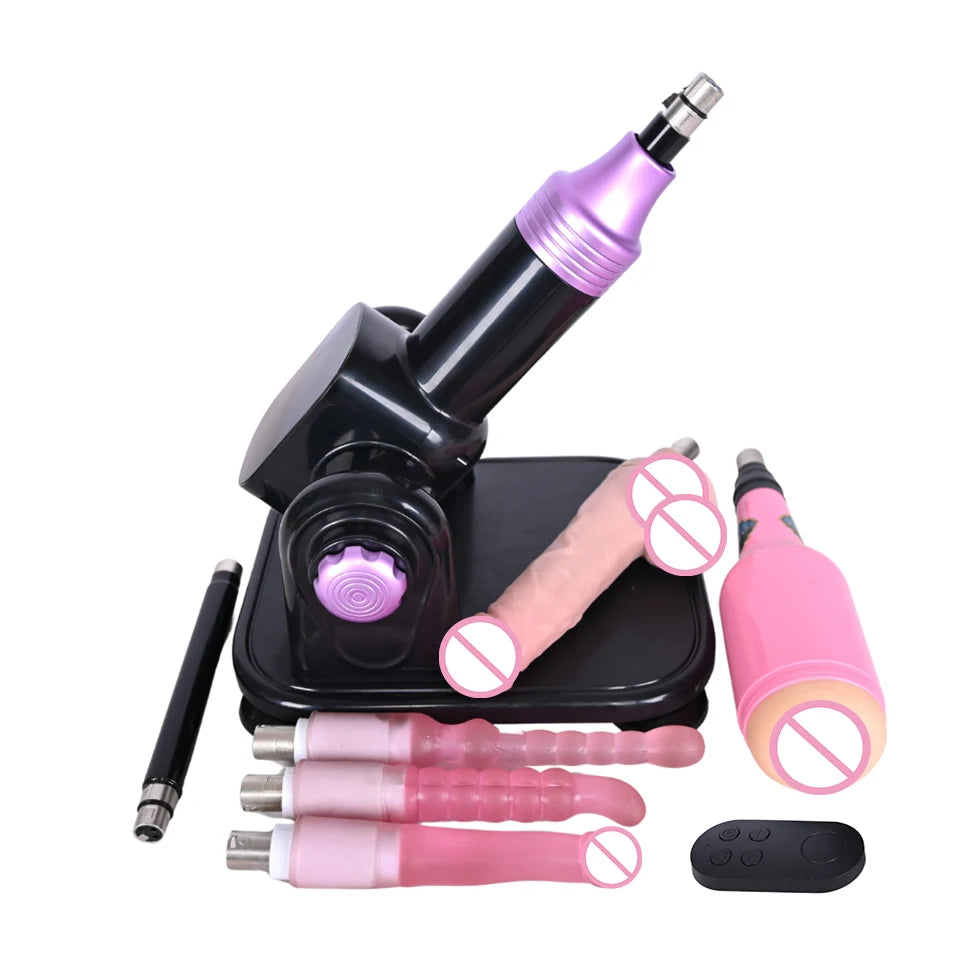 ROUGH BEAST A8 Automatic Adult Sex Machine, Stroke Masturbation Sex Toy, 3XLR Telescope Love Machine For Women And Men