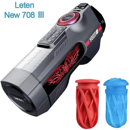 Leten Recharged 708 Male Masturbator Automatic Heated Sucking Machine Telescopic Vagina Pussy Masturbation Cup 18 Men Sex Toys