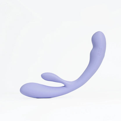 Doupeak Double Penetration Vibrator for Lesbian Couples, Female G-spot Internal Clitoris Stimulator Double Dildo, Adult Sex Toys