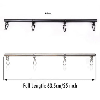 Stainless Steel Adjustable Open Leg Bar Handcuffs Ankle Cuffs Lockable Bondage Set Sex Slave Restraints Dog Collar Sex Toys BDSM