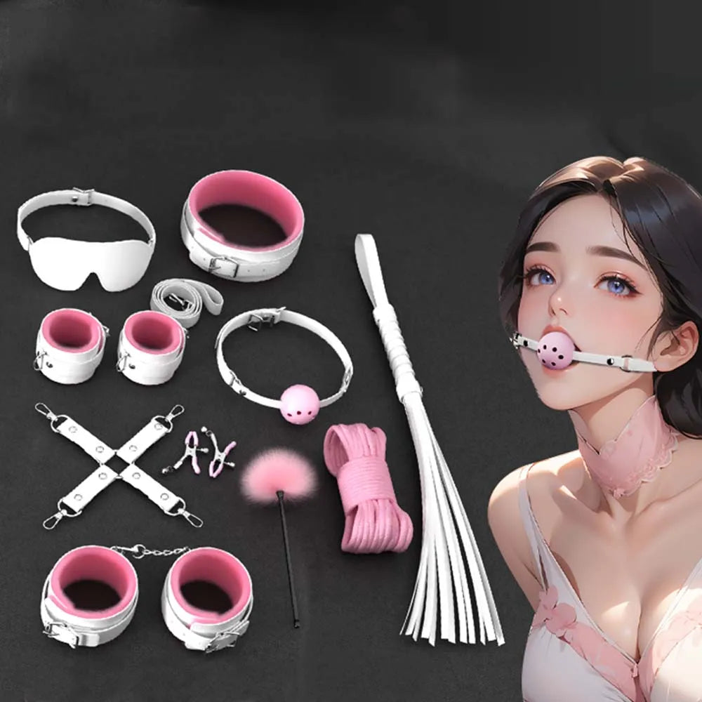 Sex toys for Women BDSM Sexual Couples Kit Erotic Accessories Handcuffs for Session Anal Plug Sex Game Adult Sexy Toys Sexyshop