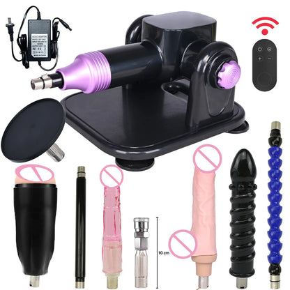 ROUGH BEAST A8 Automatic Adult Sex Machine, Stroke Masturbation Sex Toy, 3XLR Telescope Love Machine For Women And Men