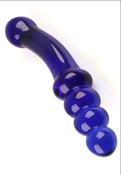 Ribbed G-Spot Sensual Glass Dildo Anal Beads Toys EROTIC Crystal Butt Plug Prostate Massage Masturbation Sex toys for Women men