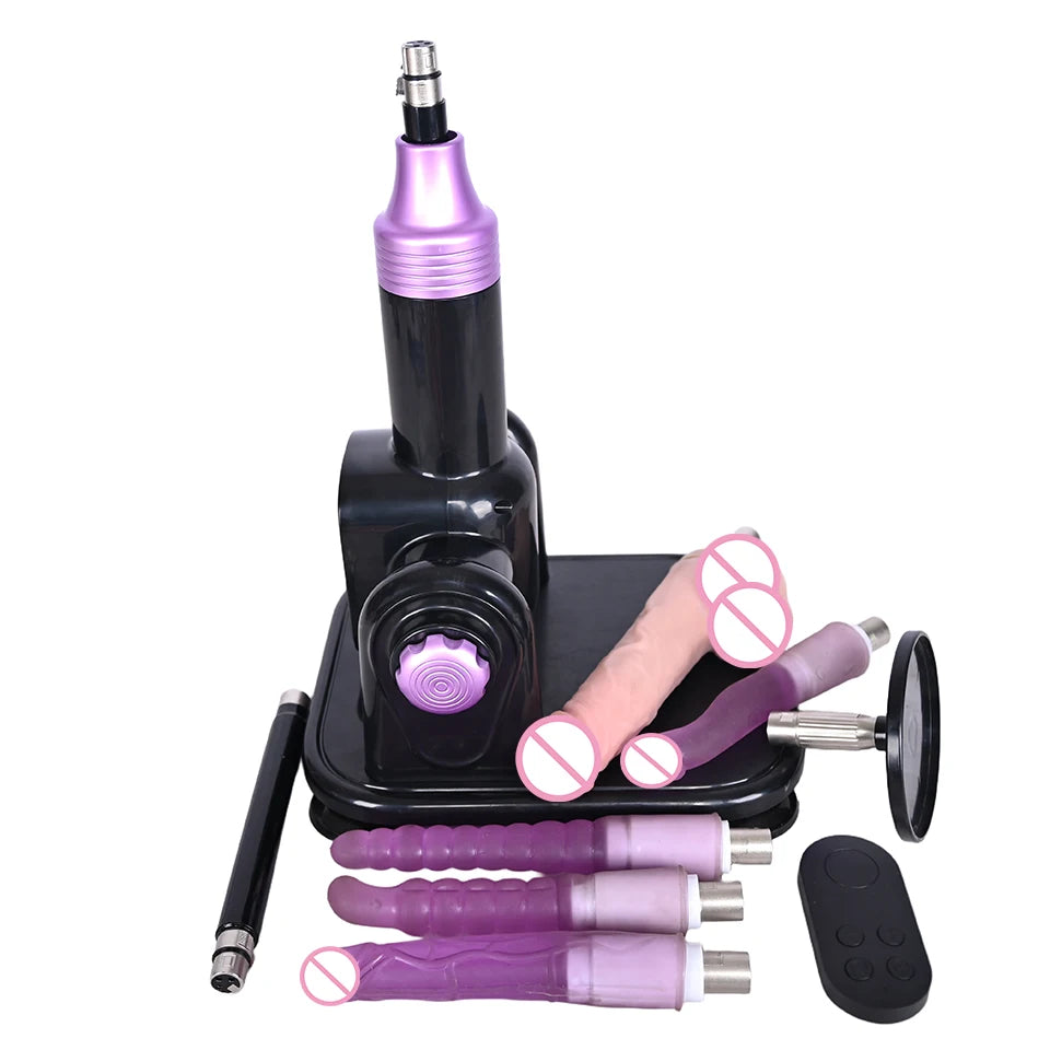 ROUGH BEAST A8 Automatic Adult Sex Machine, Stroke Masturbation Sex Toy, 3XLR Telescope Love Machine For Women And Men