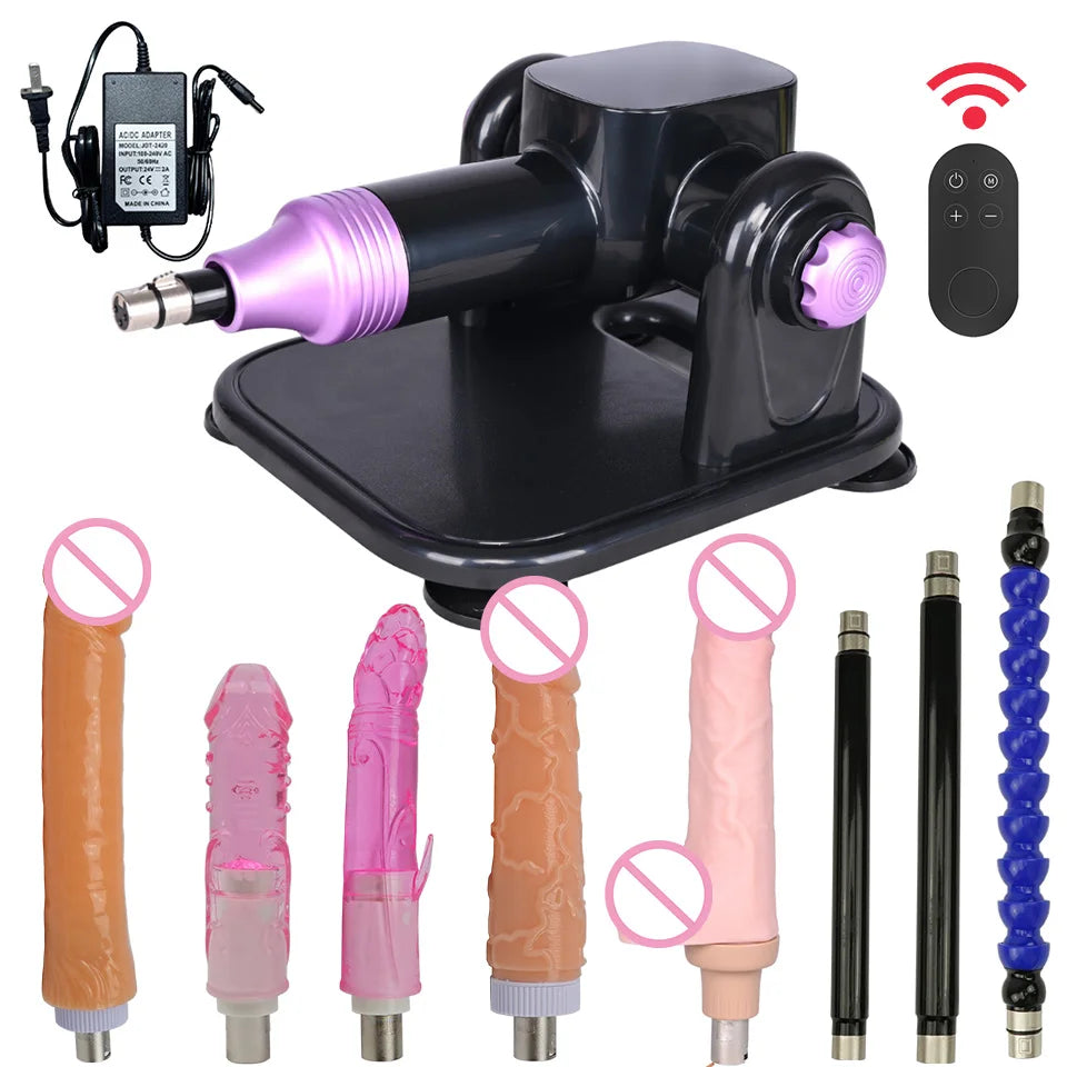 ROUGH BEAST A8 Automatic Adult Sex Machine, Stroke Masturbation Sex Toy, 3XLR Telescope Love Machine For Women And Men