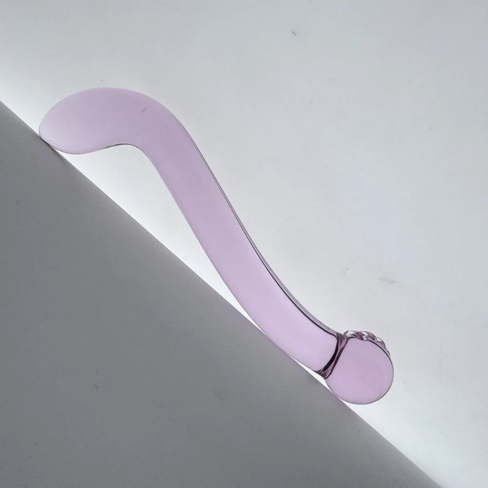 Crystal Glass Simulation Female Masturbation Orgasm Apparatus Anal Plug 150*25mm Alternative Stimulation BDSM Couple Sex