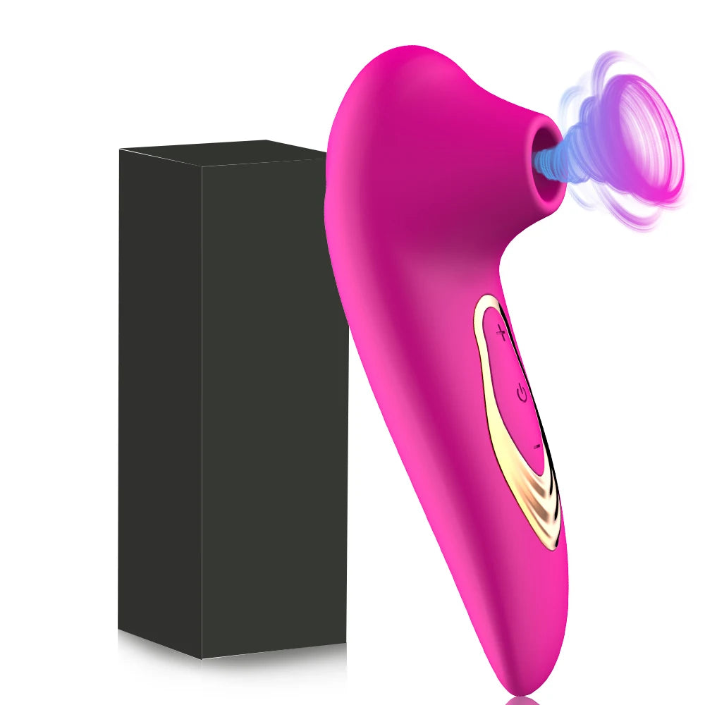 Powerful Suction Cup Clitoral Sucking Vibrator Clitoral Nipple Oral Vacuum Stimulating Massager for Female Masturbation Sex Toy