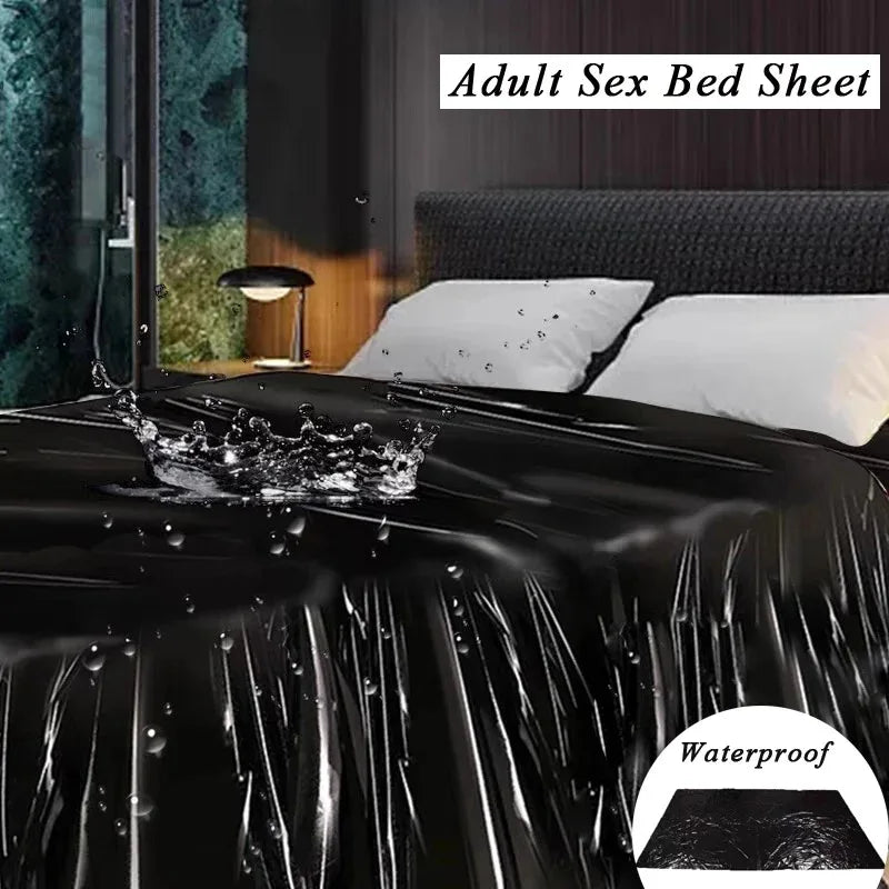 Lubricant Resist Sex Sheet BDSM Oil Massage Bondage Waterproof Adult Sex Bed Sheets SM Slave Games Wax Wet Play Mattress 2.2X2M