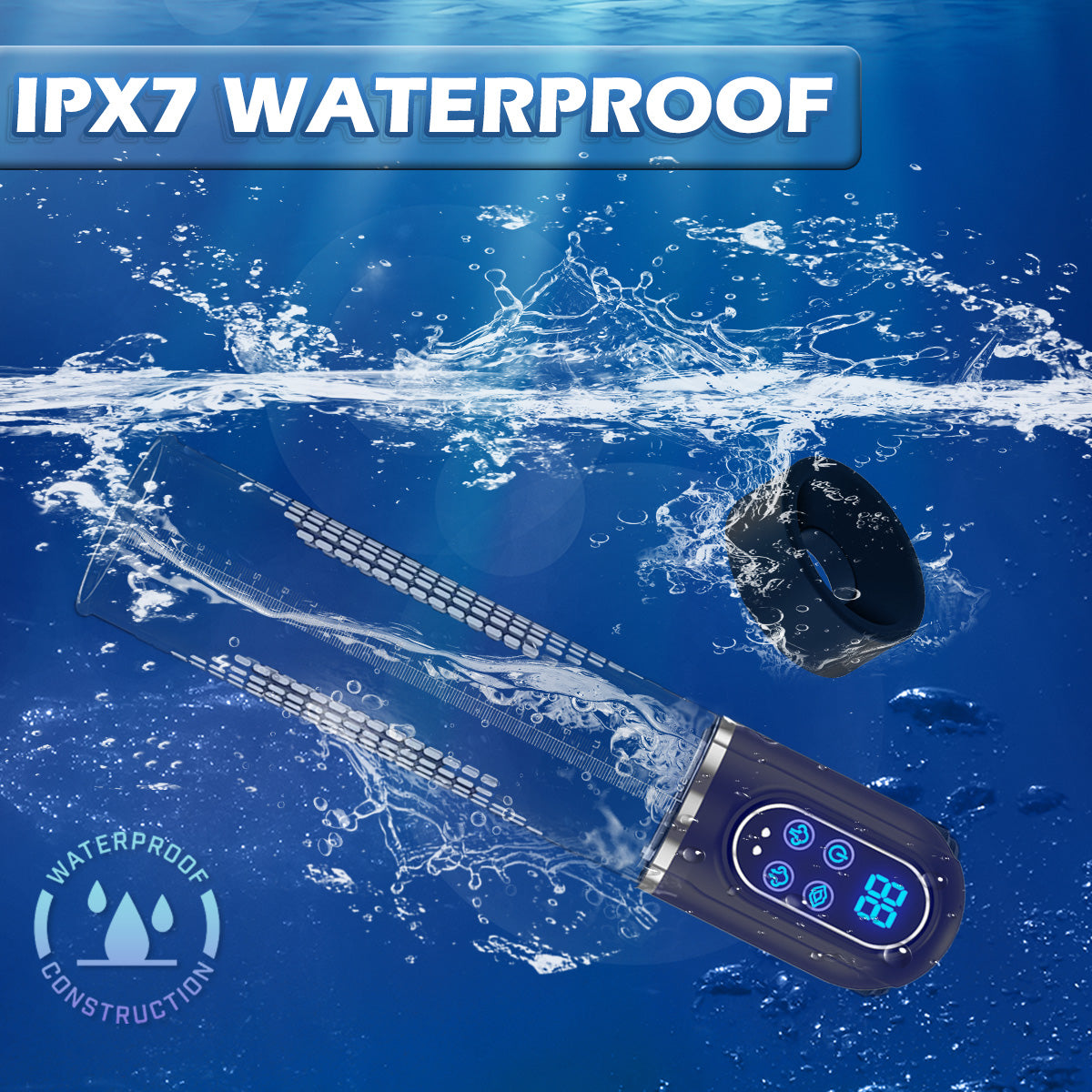 IPX7 Waterproof Electric Penis Pump