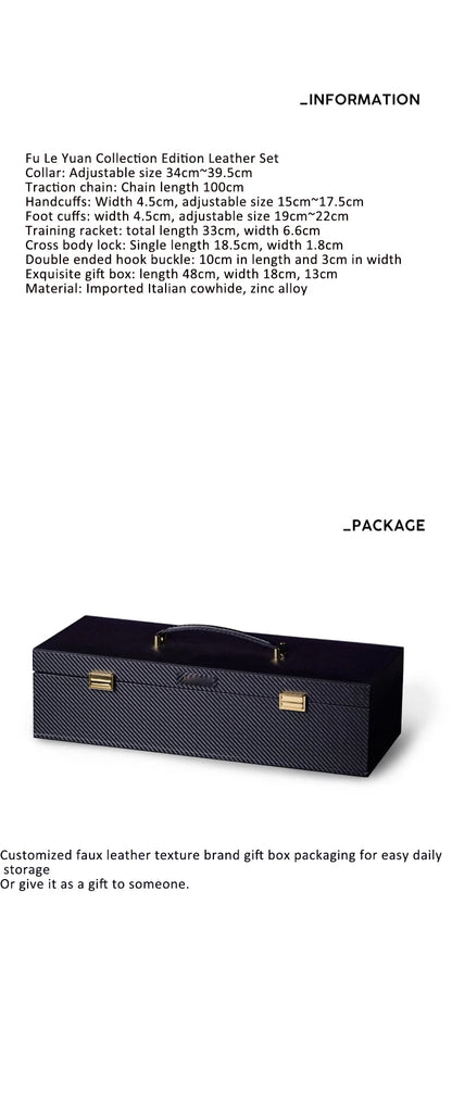 Gift Box Set Bundled Items Sex Collars Handcuffs Ankle Shackles, SP Ankle Shackles Binding Sex Toys SM Products