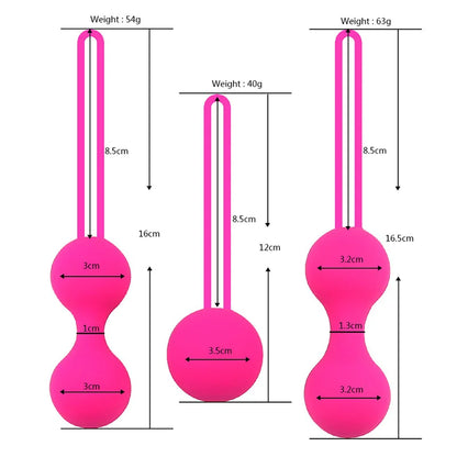 Kegel Vagina Balls Tighten Vagina Muscle Balls Kegel Trainer for Women Pelvic Floor Muscles Strengthen Adult Silicone Sex Toys