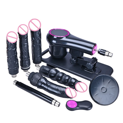 ROUGH BEAST Sex Machine for Woman and men Adjustable Masturbating Pumping with 3XLR Accessories Sex Gun Love Machine for Adult