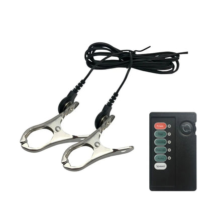 Electric Shock Nipple Clamps Breast Massager Stimulator BDSM Toys Bondage Clitoris Labia Clamp Slave Sex Toys Women Adult Games