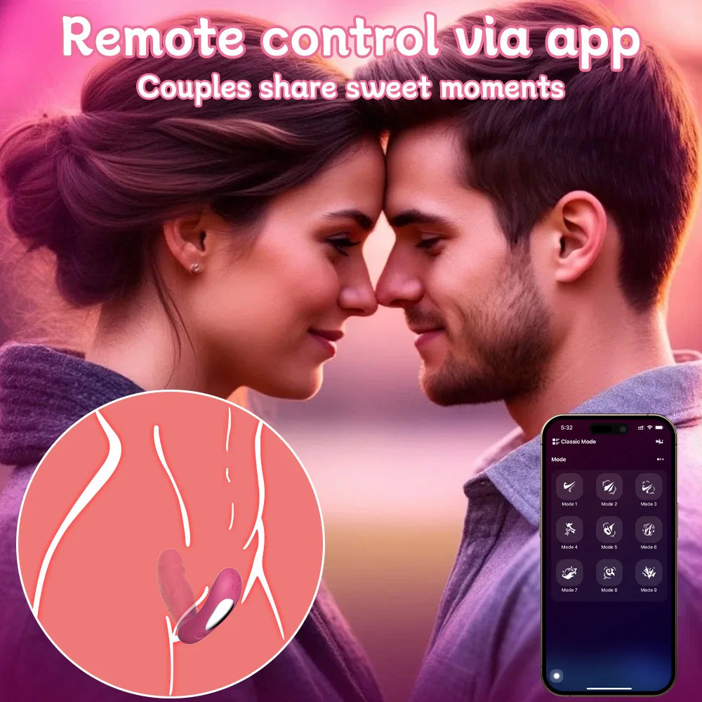 APP Control Wearable G Spot Vibrator Dildo Clitoris Stimulator for Women Clitoral Massager Vibrating Female Sex Toys Adult Goods
