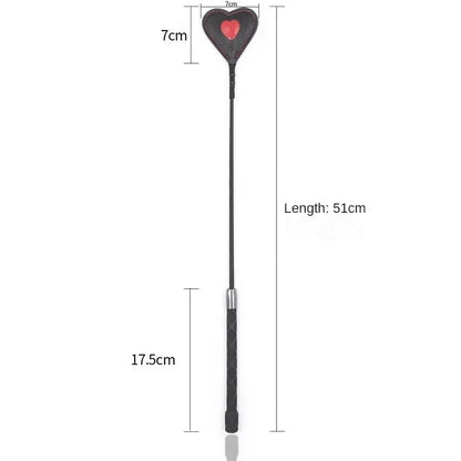 Leather Cosplay Bondage Whip, Crop Spanking Horse Riding Flogger Flapper Cane,BDSM Sex Toys For Couples