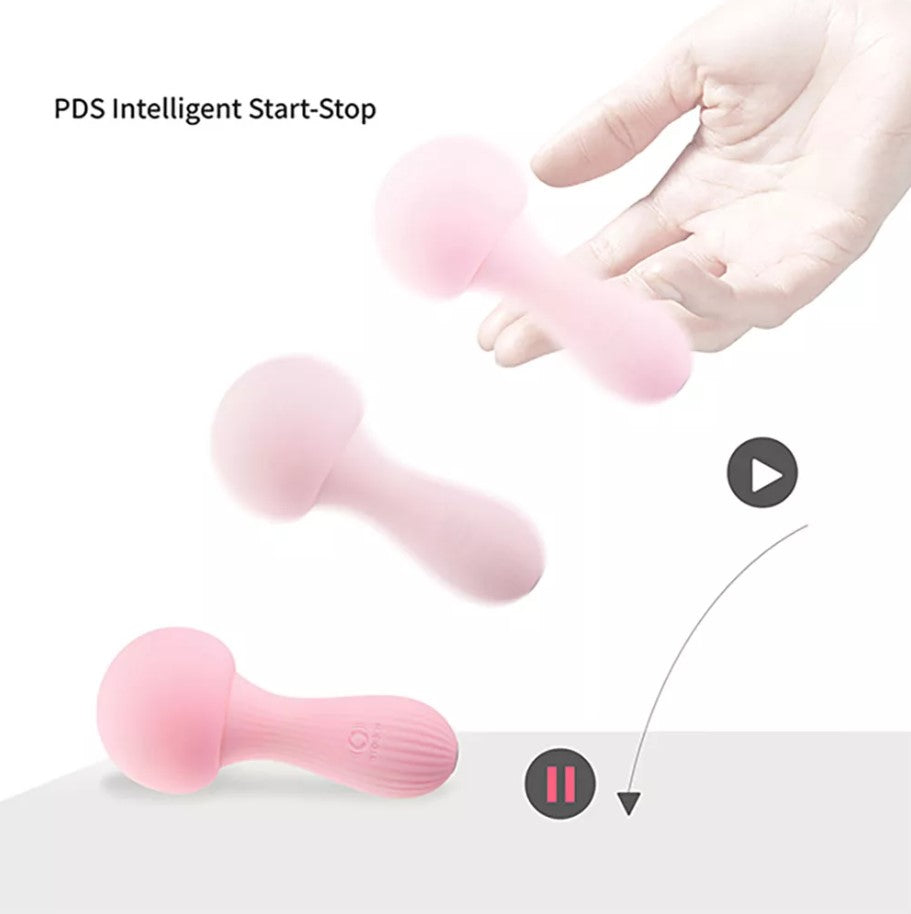 Premium OTOUCH - Mushroom Silicone Wand Vibrator - Pink