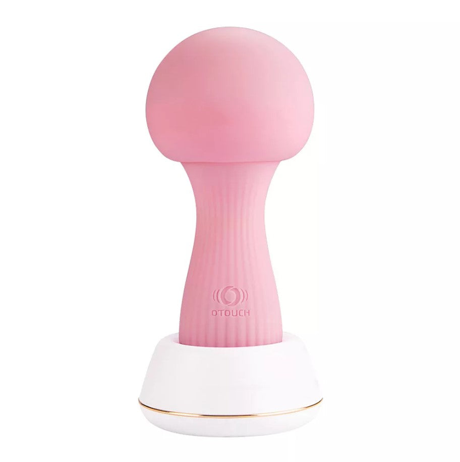 Premium OTOUCH - Mushroom Silicone Wand Vibrator - Pink