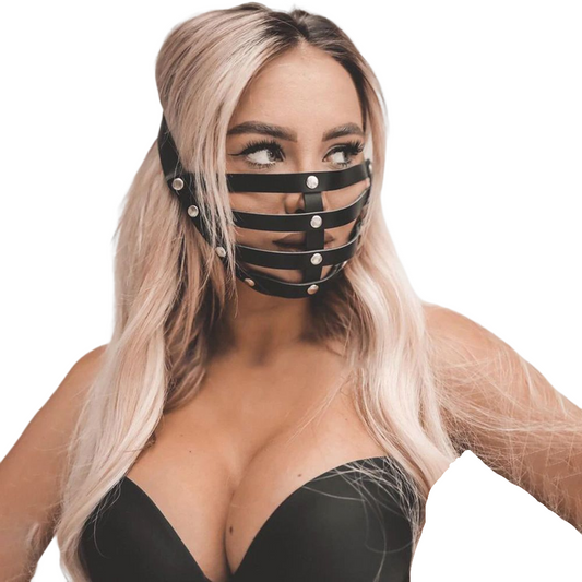 Sexy Leather Ear Mask