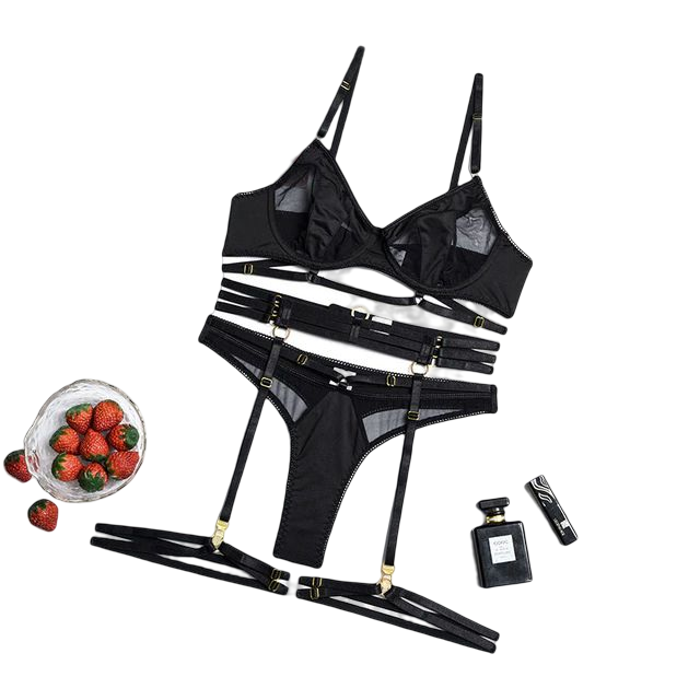 MIRABELLE Lingerie Ensemble soutien-gorge et culotte sexy 
