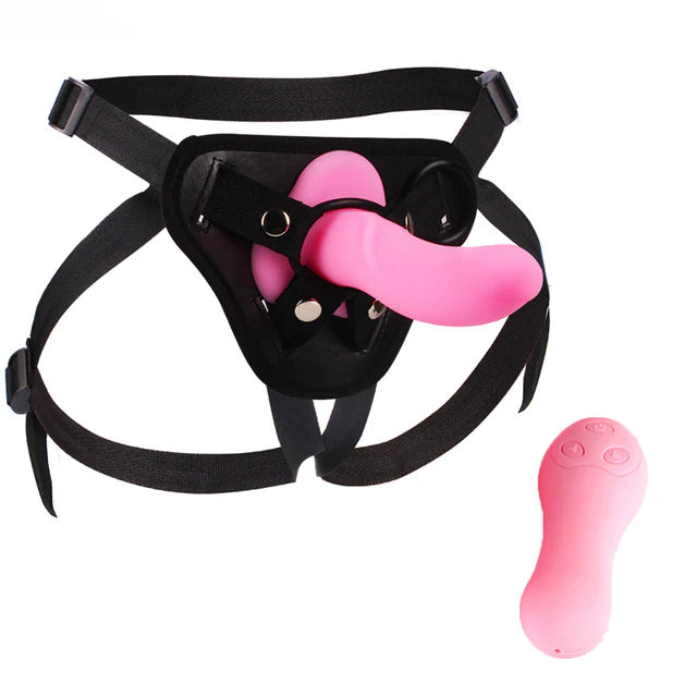 10 Speed Vibrating Strap On.