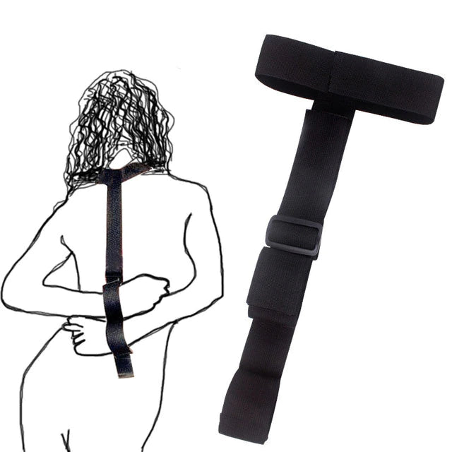 Kit sous le lit, menottes en corde pour masque de bondage sexuel, corde de bâillon