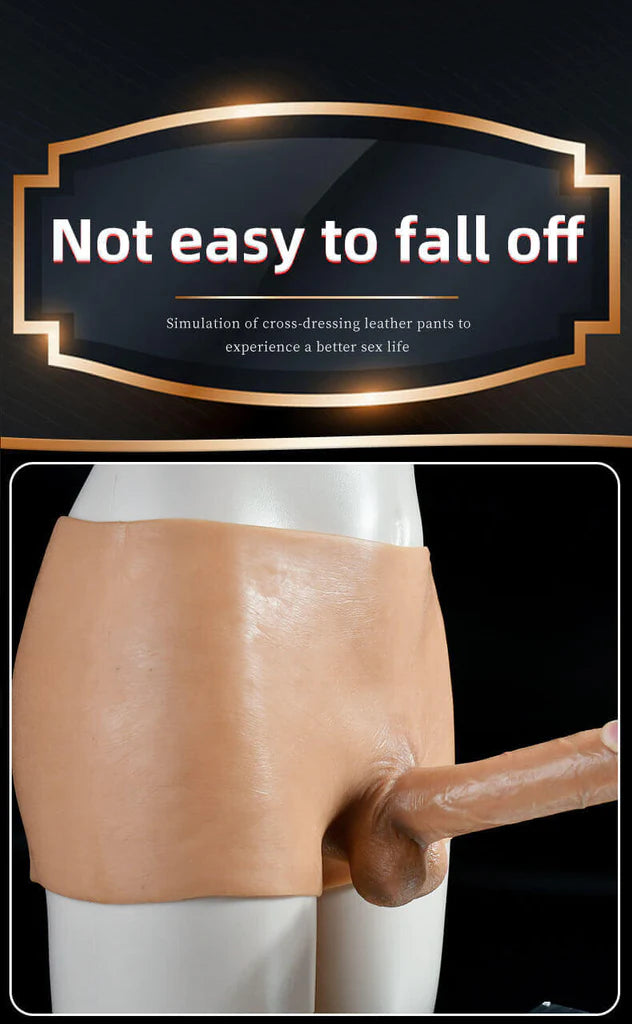 Strap-On Dildo Panties with Realistic Detachable G-Spot Stimulator - Adjustable Waist
