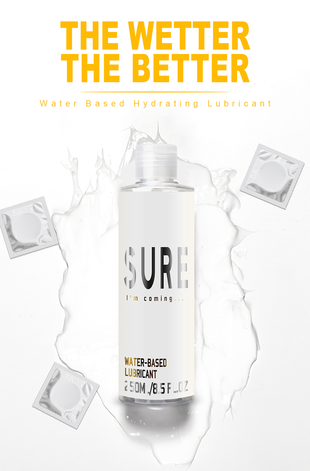 Lubrifiant personnel à base d'eau 250 ml