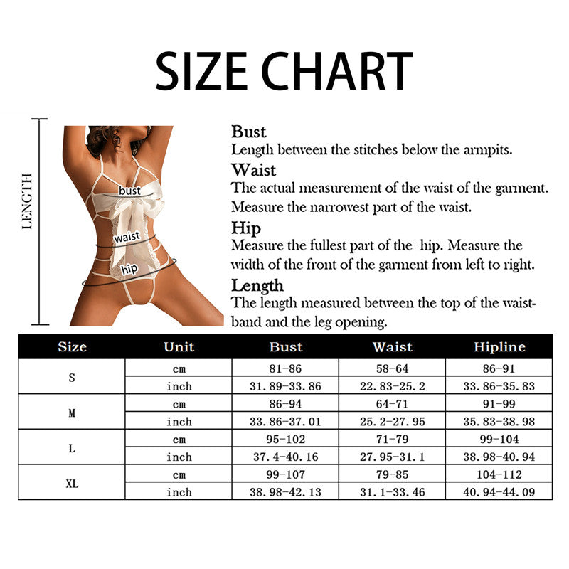 Lingerie sexy sans entrejambe
